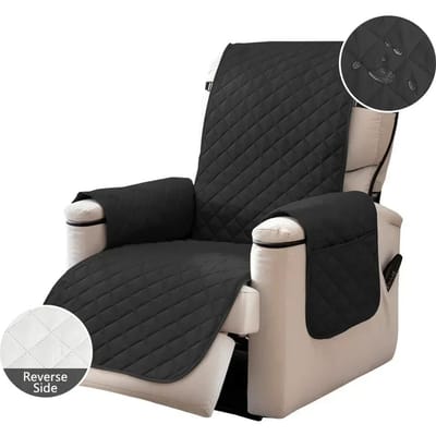 Housse de chaise inclinable 100 % imperméable et lavable pour enfants, animaux domestiques, chiens, protection de meubles avec sangles élastiques
