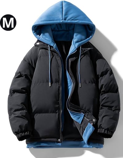 Bovista Winterjas - Dames - Parka Heren Winterjas - Winter - Volwassen - Gewatteerde Jas Dames - Zwart - Maat M