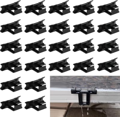 24 Stuks Waterafvoer Clips voor Zonnepanelen - 30mm Drainage Clips voor Efficiënte Reiniging van Fotovoltaïsche Modules en Zonnepaneel Accessoires