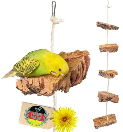 Klimtouw en Kurktouw voor Vogels - Vogelaccessoires voor Parkieten en Valkparkieten