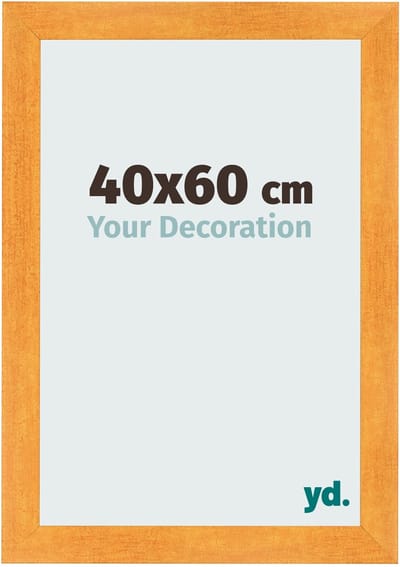 Your Decoration - Fotolijst 40x60 cm - MDF - Oranje - Pisa