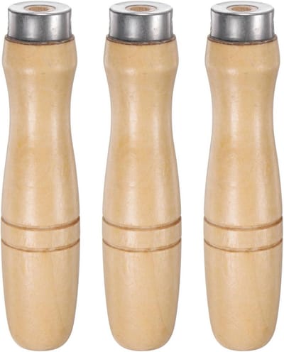 Ergonomische Handvatten voor Houten Vijlen - 3 Stuks met Antislip Grip