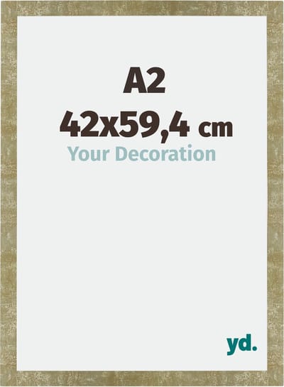 Your Decoration - Fotolijst A2 42x59,4 cm - MDF - Goud Antiek - Mura