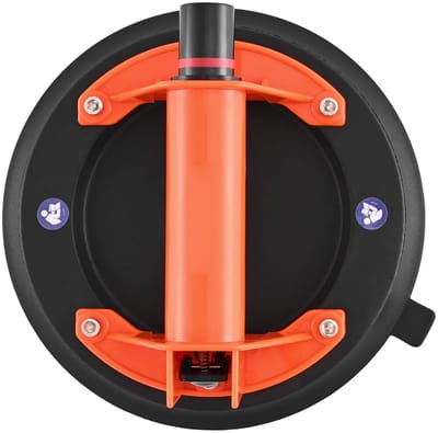 Vacuümzuignap, 203 mm glasheffer met duurzame ABS-handgreep, 180 kg maximaal draagvermogen Tegelhefgereedschap met draagtas voor grote tegels, graniet, gipsplaat en ramen (2 stuks)