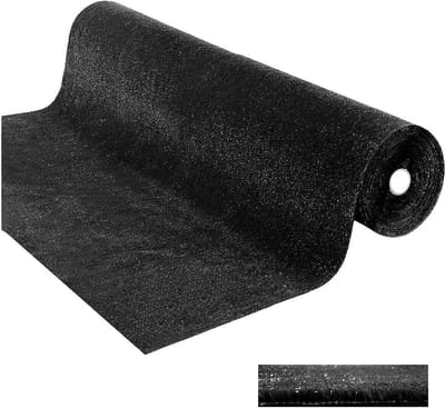 Kunstgras Loper - Tapijt Gras - Buiten Decoratie - Antislip Rubberen Achterkant - 1 x 10 m - Zwart