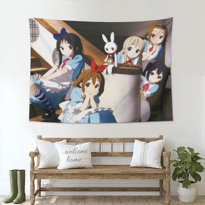 Kawaii K On Tapestry Wall Art, Home Decoration, Japan, Room Decors, New 105x60CM