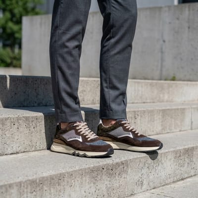 Floris van Bommel Floris van Bommel de Zager 34.01 Sneakers taupe