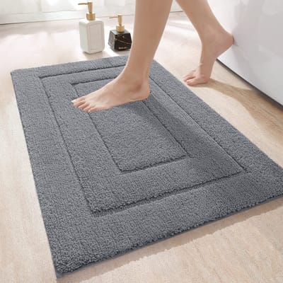 JGS ® Zachte Antislip Badkamermat met Uitstekende Waterabsorptie en Sneldrogend Geheel 50 x 80 cm