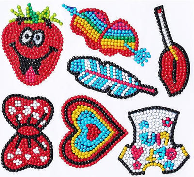 Stickervellen - Stickers voor kinderen en volwassenen - Diamond painting Stickers - Crazy