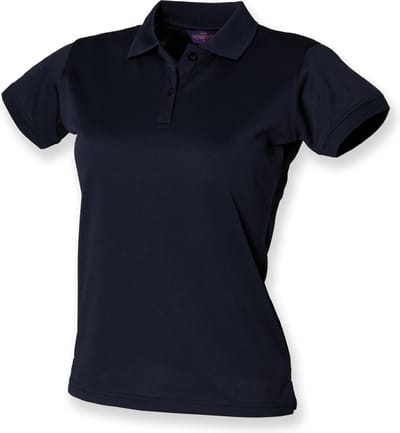 Henbury Ladies Coolplus® Polo Shirt H476 - Navy - XXL