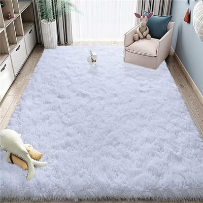Fluffy zachte woonkamer groot tapijt harige slaapkamer gebied decoratieve vloermatten Home Essentials kinderen Tatami Nordic fluwelen tapijten 50x80cm 19x31inch