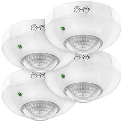 Infrarood Bewegingssensor voor Plafondmontage met 360° Dekkingsbereik - Binnenruimtes Lichtregeling