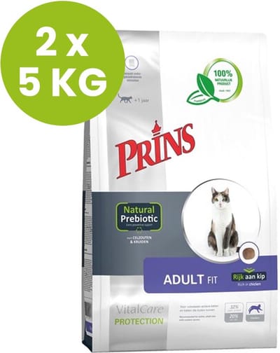 Prins VitalCare Protection Adult Fit - Kattenvoer - 2 x 5 kg