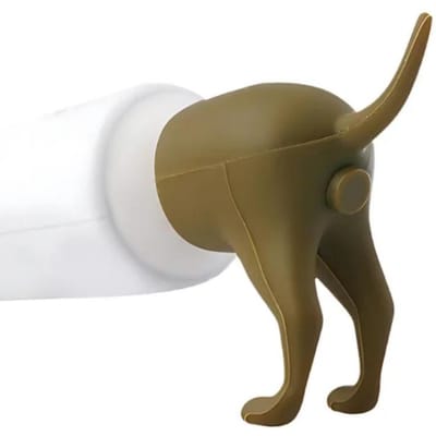 Distributeur Squeezeur Original pour Dentifrice en Forme de Cul de Chien Accessoires de Salle de Bain Créatifs Pour Enfants Adultes Maison