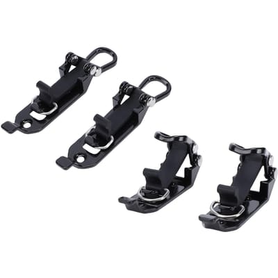 Support Mural Pince en Caoutchouc Support Pelle Métallique Camion Bateau Équipement Outils black