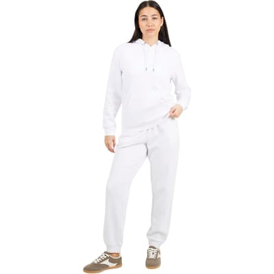 Brave Soul Effen uniseks joggingbroek voor volwassenen (Wit)