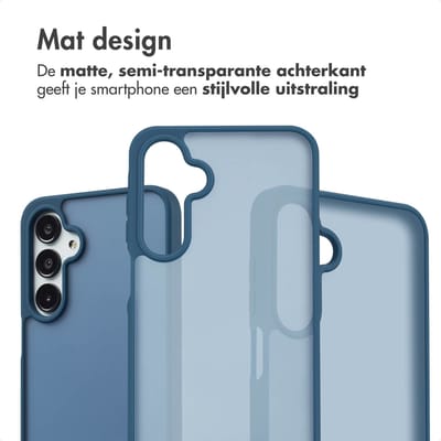 imoshion Hoesje - Geschikt voor Samsung Galaxy A16 (4G) / A16 (5G) / A17 (5G) / A26 / A17 (4G) / A18 (4G) - Color Guard Backcover - Donkerblauw