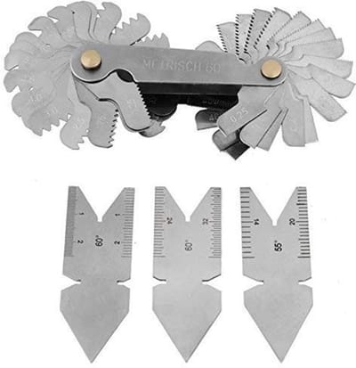 Dailygoods- Calibro Set van 3 - Meetinstrumenten voor Schroefdraad