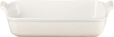 Le Creuset Ovenschaal 26 cm - 2,4 L - Aardewerk - Meringue - Rechthoek