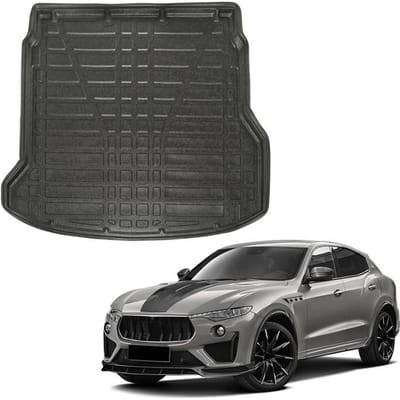 Kofferbakmat op maat - SCOUTT - Maserati Levante GT (Sinds 2016) - Mat zwart - Antislip - Verhoogde randen