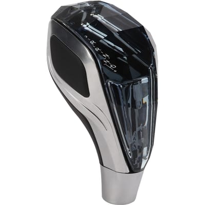 LED Kristallen Versnellingspookknop Hoofd 7 Kleuren Automatische Schakelaar Aanraakgeactiveerd voor M12 M10 M8 Auto Schakelhendel black