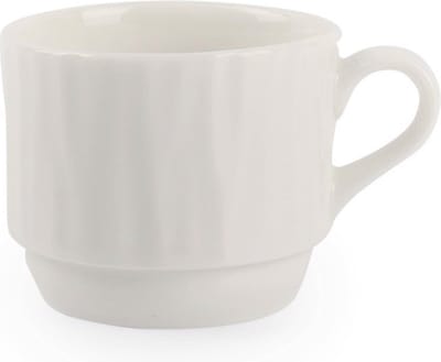 Bonbistro Mokkakop 10cl wit Vista (Set van 6)