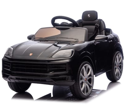 Porsche Cayenne 12V kinderauto Zwart