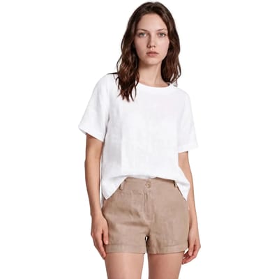 Vrouwenblouse Haris Cotton Essentials Split Hem