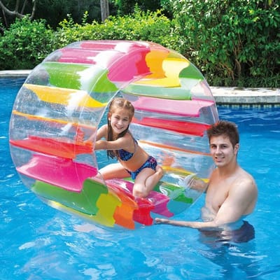 Zomer Opblaasbare Water Wiel Simming Zwembad Water Wiel Hamster Wiel Water Speelgoed Water Roller Roller Float