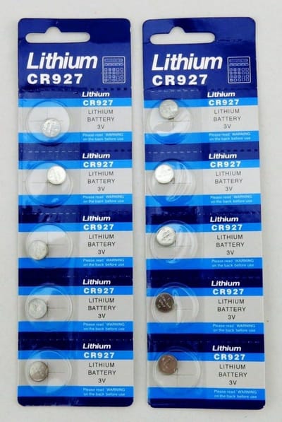3V Lithium Horloge Batterij CR927 - Verpakking van 5 Stuks