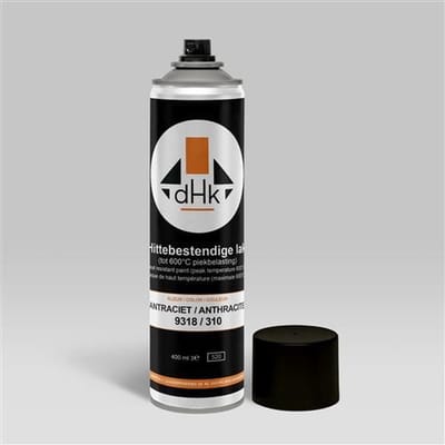 DHK - Hittebestendige Verf / kachelverf - Spuitbus Antraciet 400ml