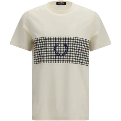 T-shirt Korte Mouw Fred Perry Tennis Net Graphic T-Shirt