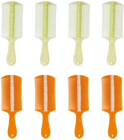 Dailygoods- Luizenkam Duurzaam - Roestvrij Staal - 8 Stuks - Neten Verwijderaar - Vlooienkam - Voor Fijn Haar - Eenvoudig Schoonmaken - Haar Kam