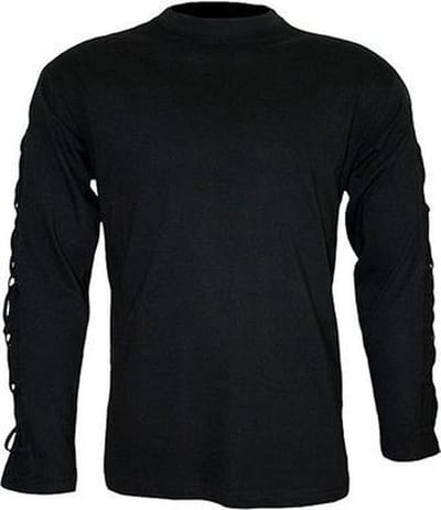 Spiral Longsleeve top -M- GOTHIC ROCK Zwart