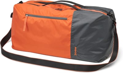 Waterdichte Gymtas voor Sport en Reizen, Duffle Bag in Oranje en Donkergrijs