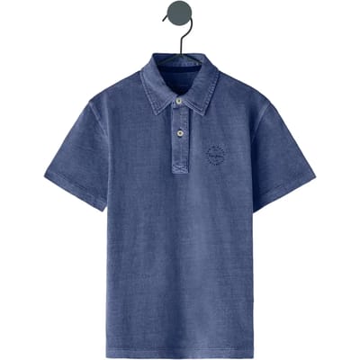 Pepe Jeans Logan Korte Mouw Poloshirt Blauw 16 Years Jongen