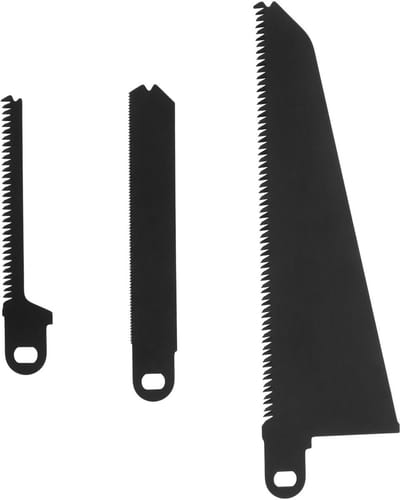 Dailygoods- Reciprocityzaagblad Set 3 Stuks - Hout/Metaal/Kunststof - Compatibel met Black & Decker - Hoogwaardige Koolstofstaal/Bimetaal - Snelle/Nauwkeurige Snede - Zaagbladen