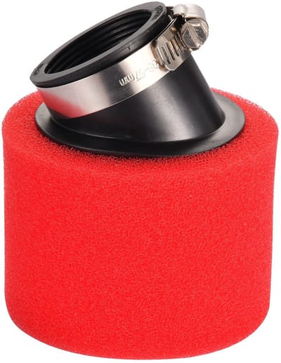 Dailygoody - Luchtfilter Vervanging - 42mm Rode Filter - Optimale Prestaties - Geschikt voor 125cc 140cc 150cc 200cc - Dirtbike Moped Scooter - Be...