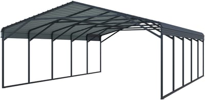Westmann Copenhagen L - Heavy-duty carport 47m² -791x597x298 cm