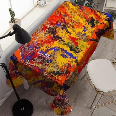 Van Gogh Olieverfschilderij Waterdichte Koffietafel Tafelhoes Rechthoekige Tafelkleden Feest Bruiloft Decoratie Tafelkleed Manteles 85x85cm