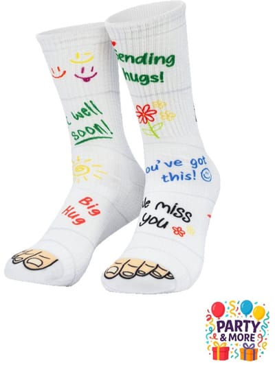 Silly socks – Broken leg - happy socks – funny socks – sokken – grappig