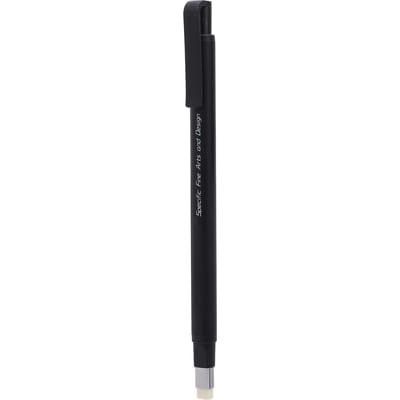 Mechanische Gummetrekker Pen Kunststof Behuizing Hoge Nauwkeurigheid Penvormige Gum voor School Kantoor 0,25x5mm zwart