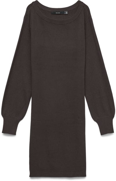 VERO MODA - VMHOLLYKARIS LS RIB DRESS EXC - Dames - Mini jurken