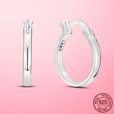 Trend S925 Oorbel 925 Zilver & Goud CZ Zirkoon Pavé Hart Creolen voor Vrouwen Oorbel Creool Fijne Sieraden Maken Cadeau white