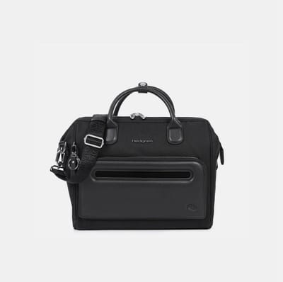 Hedgren GALAO Laptoptas 14 inch met RFID-bescherming – Waterafstotend – Gerecycled materiaal – Zwart
