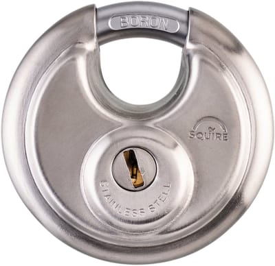 Squire DCL1 KA - Discusslot - Hangslot - Robuust slot - Roestvrij staal - 70 mm - Gelijksluitend