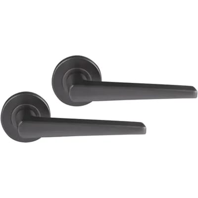 Differnz Deurkruk Rotterdam - Gun Metal - Rvs - Set Van 2