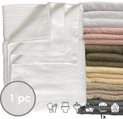 iSleep Deluxe Strandlaken - 100x180 cm - Wit