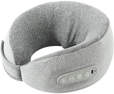 Belle's product-Draadloos verwarmd nekmassagekussen - Met acupressuur - 3 intensiteitsniveaus - Compact voor op reis - Verlicht diepe spierpijn-Belle's product