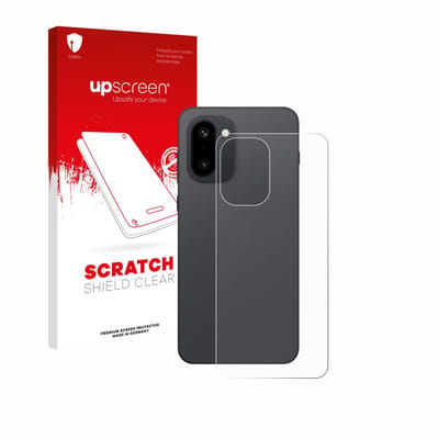 upscreen - Screenprotector voor OnePlus 15R (Achterkant) - Folie Beschermfolie transparant
